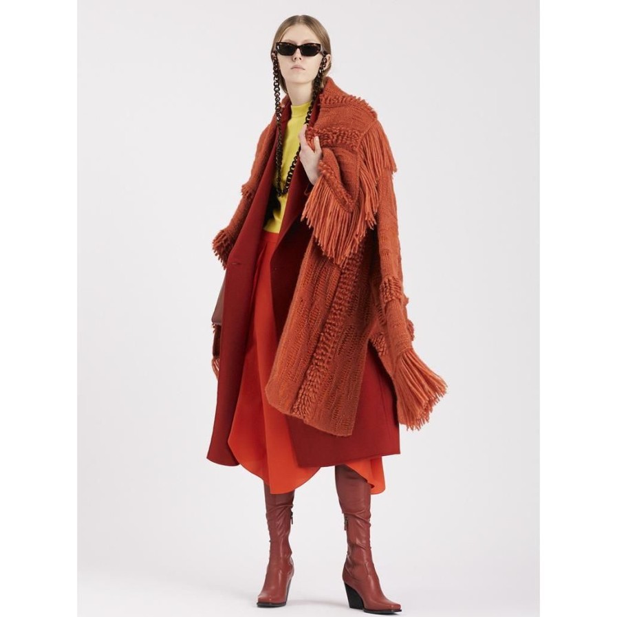 Mulher STELLA MCCARTNEY | Casaco Comprido Tangerine