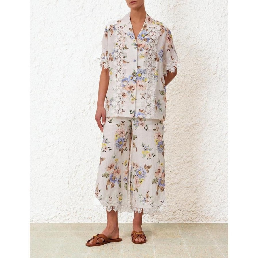 Mulher ZIMMERMANN | Blusas Senhora Blue Floral