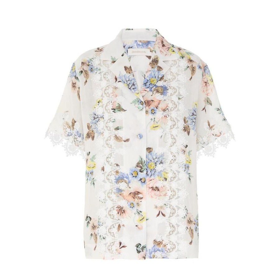 Mulher ZIMMERMANN | Blusas Senhora Blue Floral