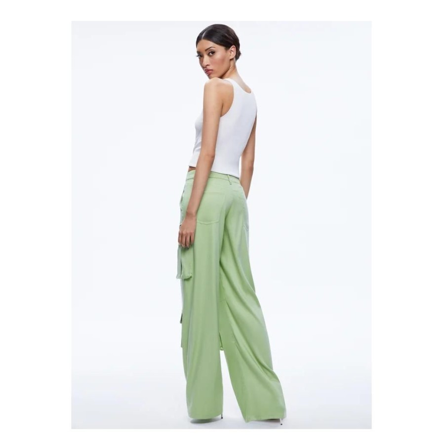 Mulher ALICE & OLIVIA | Calcas D334 Green Tea