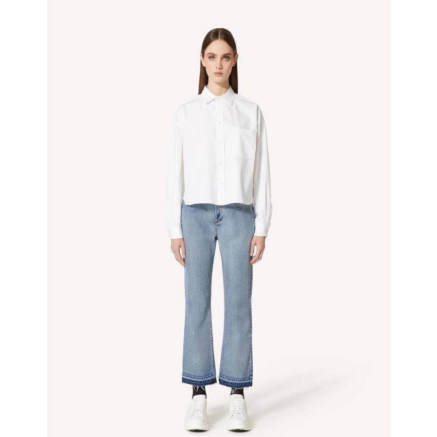 Mulher RED VALENTINO | Calcas Medium Blue Denim