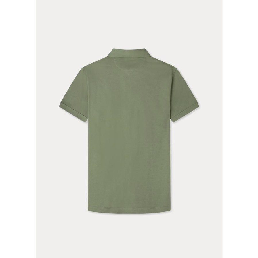 Homem HACKETT | Tee Shirt 6Ftoil Green