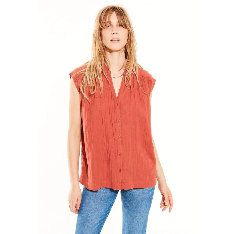 Mulher STELLA FOREST | Blusas Senhora Terracota