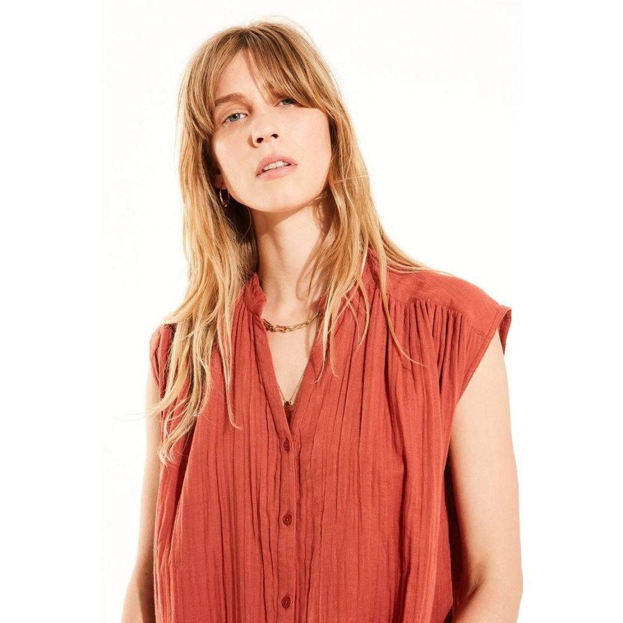 Mulher STELLA FOREST | Blusas Senhora Terracota