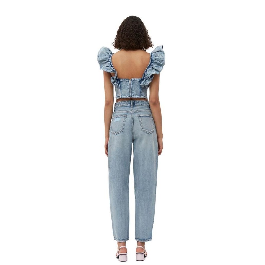 Mulher GANNI | Tops Light Blue Vintage