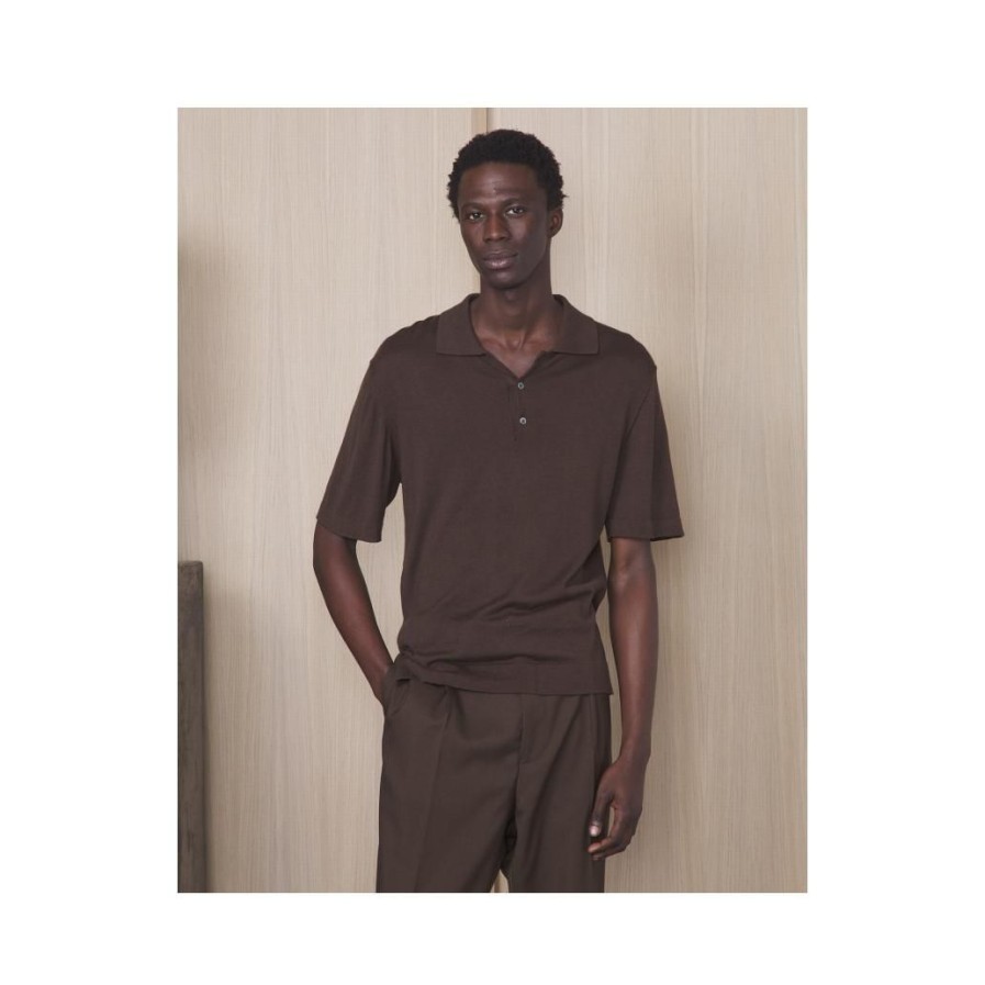 Homem OFFICINE GÉNÉRALE | Tee Shirt Cocoa