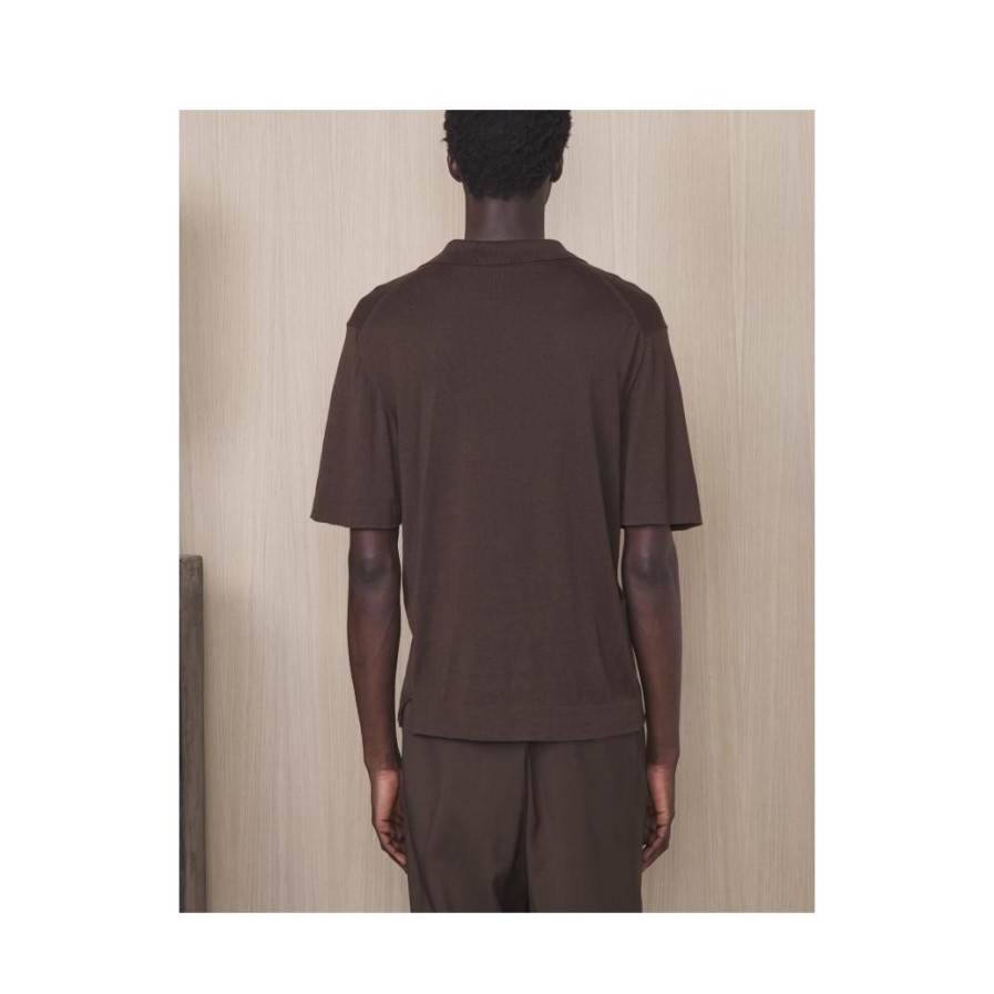 Homem OFFICINE GÉNÉRALE | Tee Shirt Cocoa